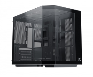 Case Xigmatek Cubi M Black EN42775 (MATX, Màu Đen) Case Bể Cá (420x227x372mm, Fan trên 3x120mm hoặc 2x140mm ko kèm, Fan hông 2x120mm hoặc 2x140mm ko kèm, Fan sau 1x120mm ko kèm, Fan dưới 3x120mm hoặc 2x140mm ko kèm, USB 3.0x1, USB 2.0x2, Audio, 2xHDD, 3xSSD, Nguồn dưới dây dài)